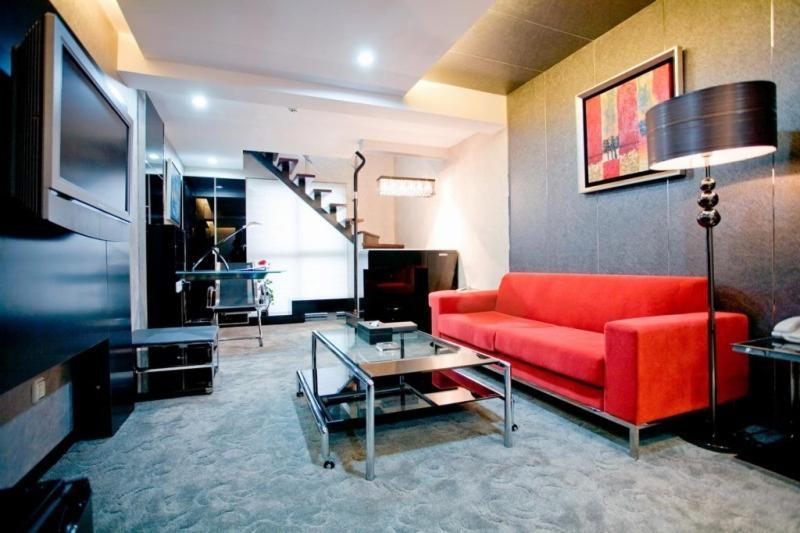 J. Real Residence Suites Shanghai Zimmer foto